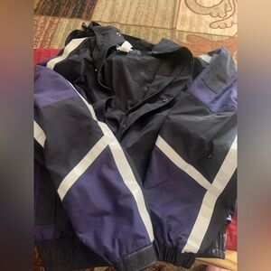 Dex Men's Black and Blue Windbreaker